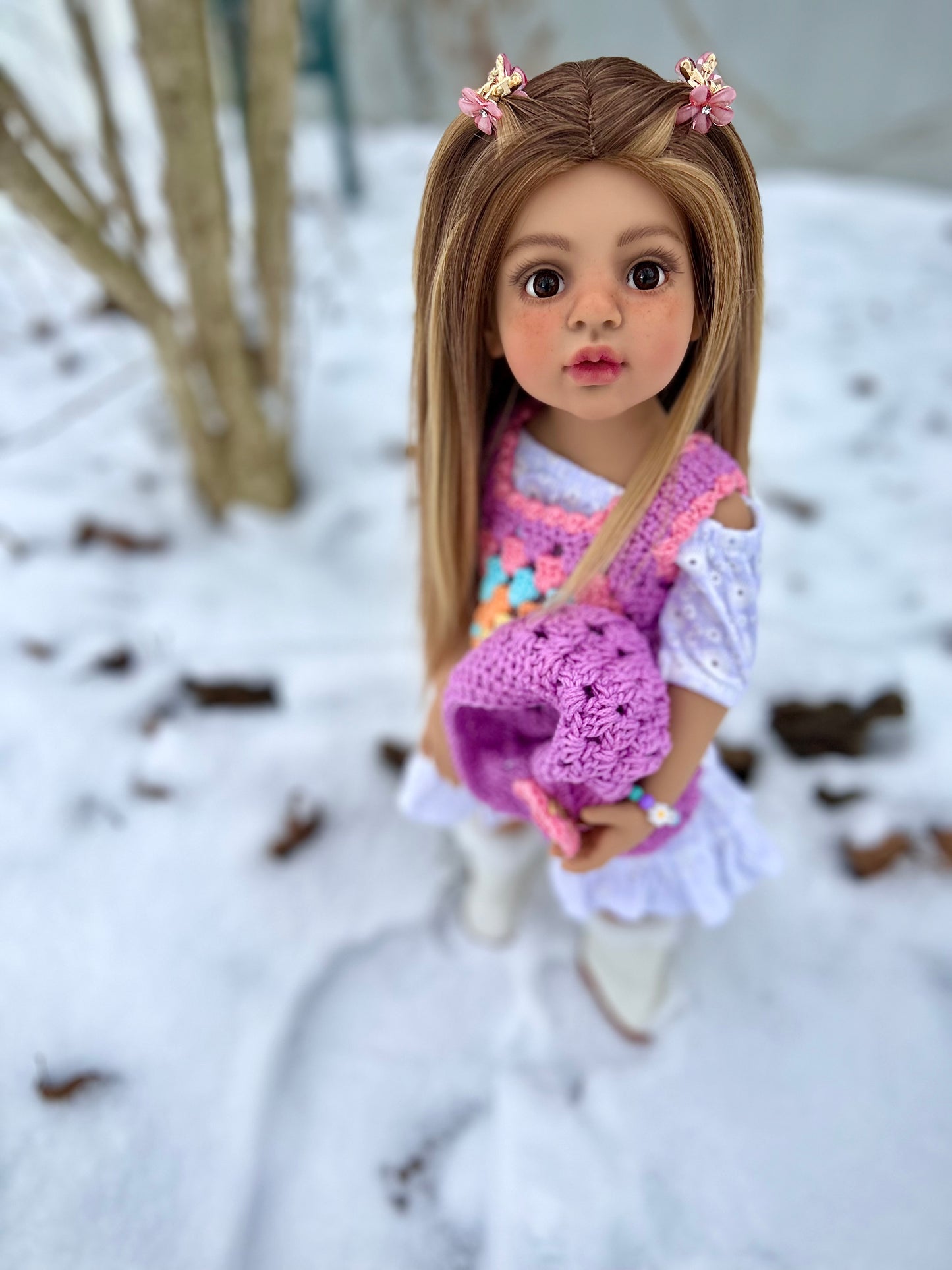 Hand Painted Custom Gotz Happy Kidz Doll Nora (Greta)