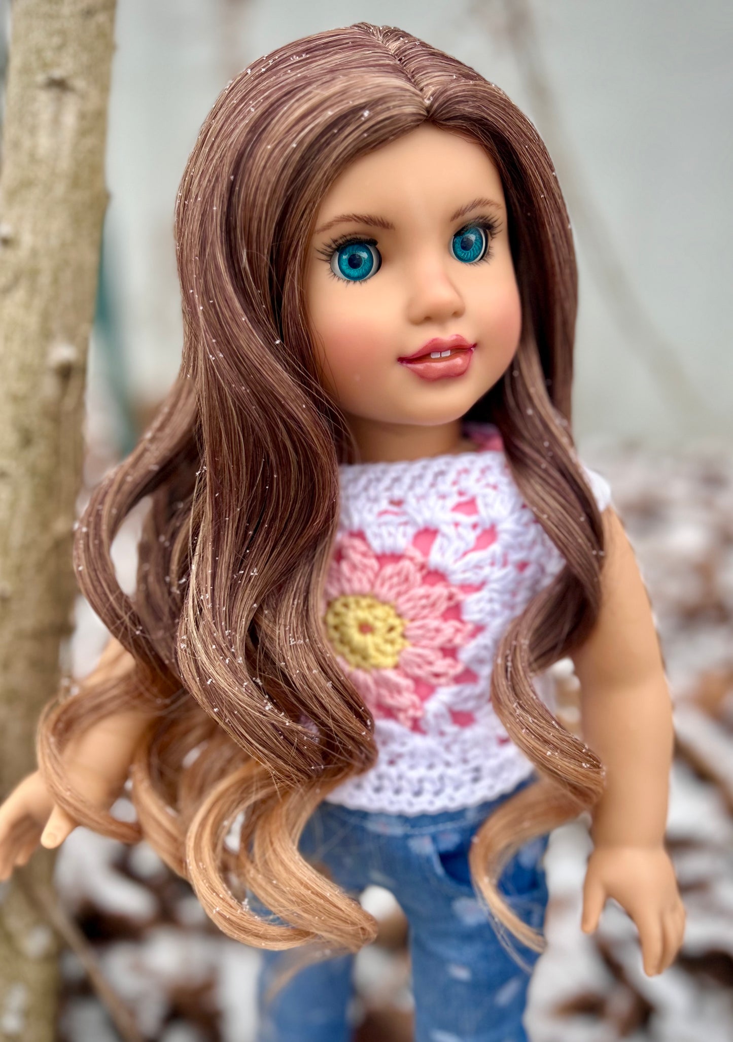 Hand Painted Custom American Girl Doll Eloise