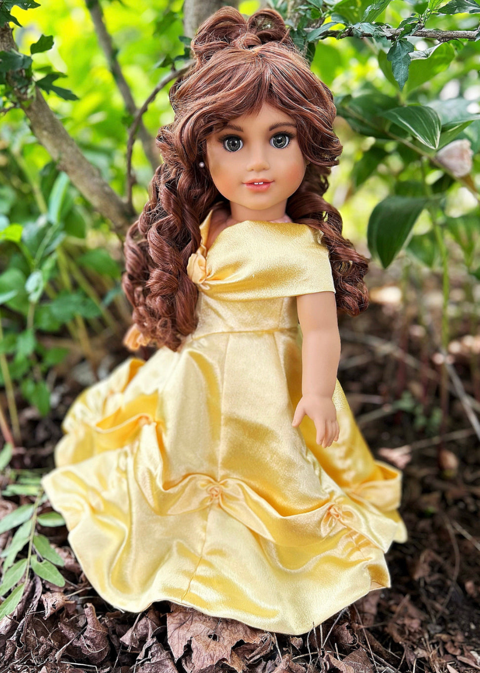 Brown Jasper Wig Size 10-11 for 18” Dolls