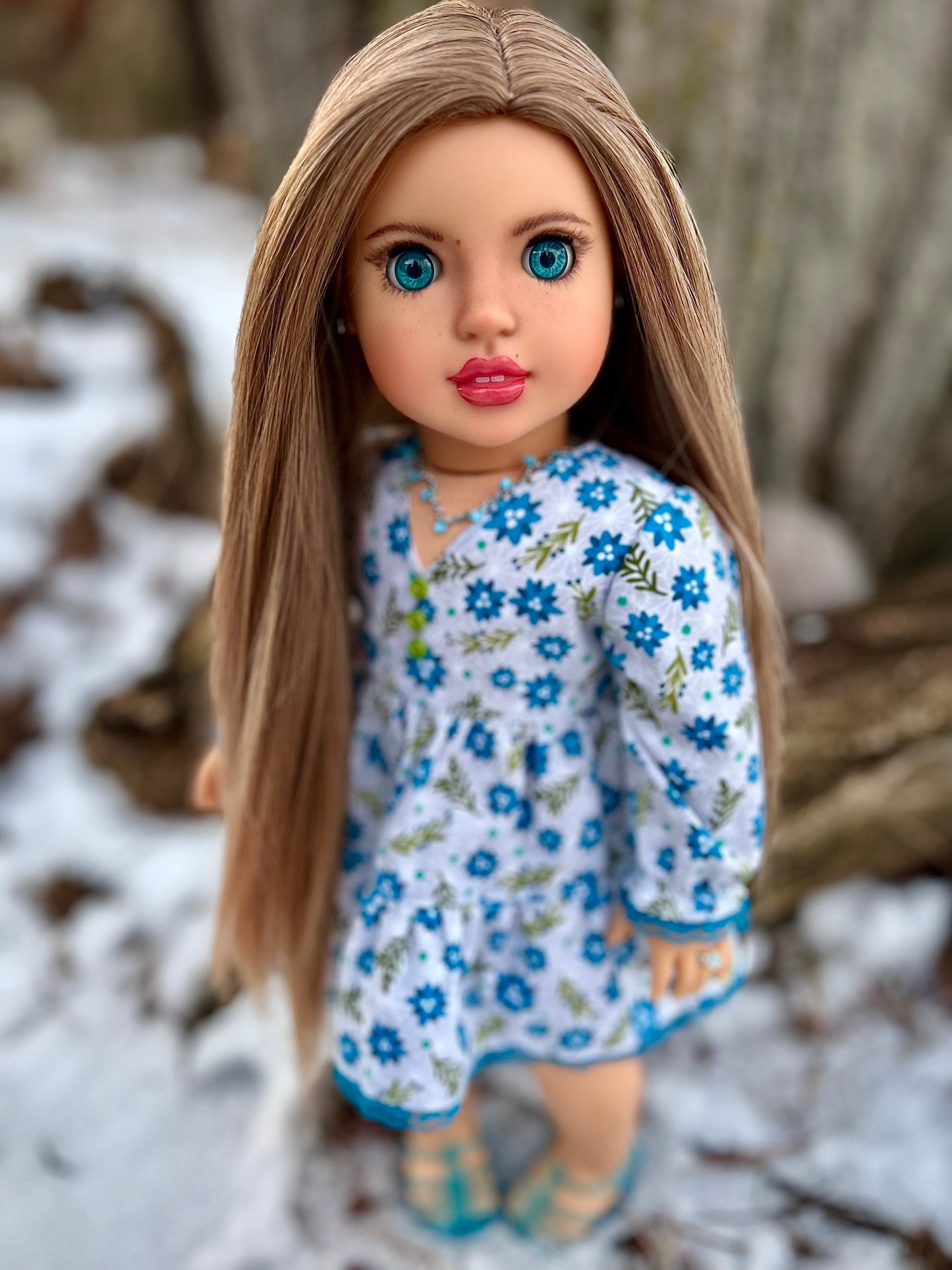 Hand Painted Custom American Girl Doll Eira