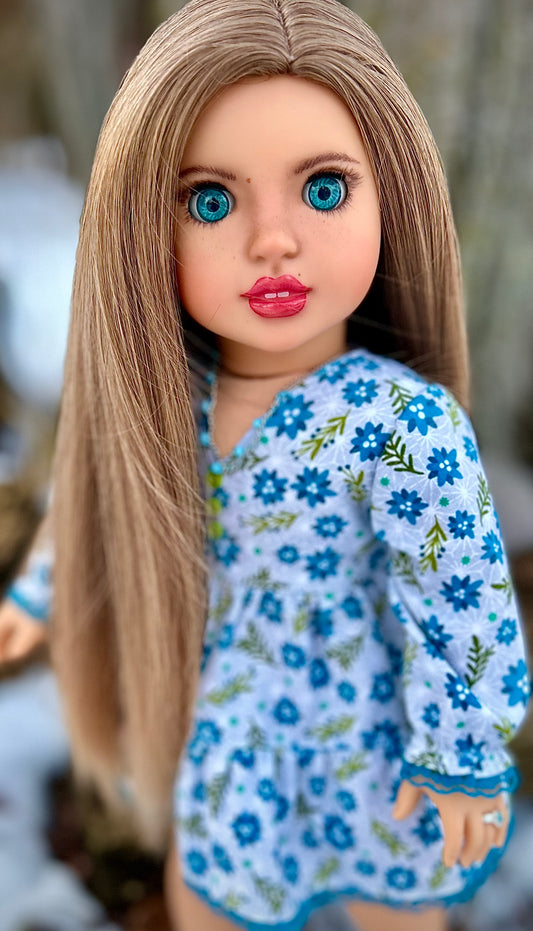 Hand Painted Custom American Girl Doll Eira