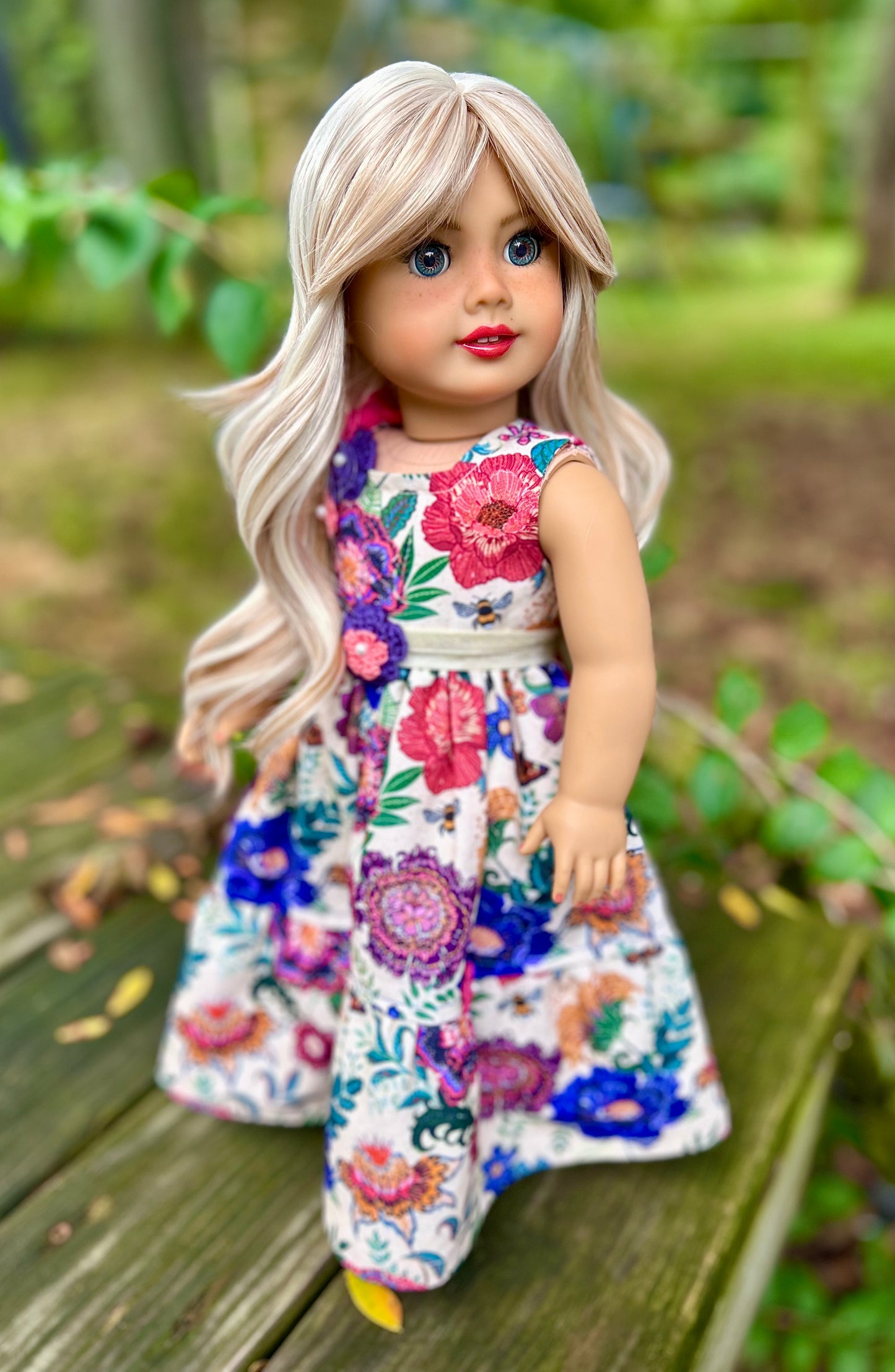 Hand Painted Custom American Girl Doll Veronica
