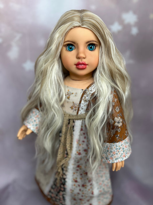 Moonlit Frost 10-11 Wig for 18” Doll