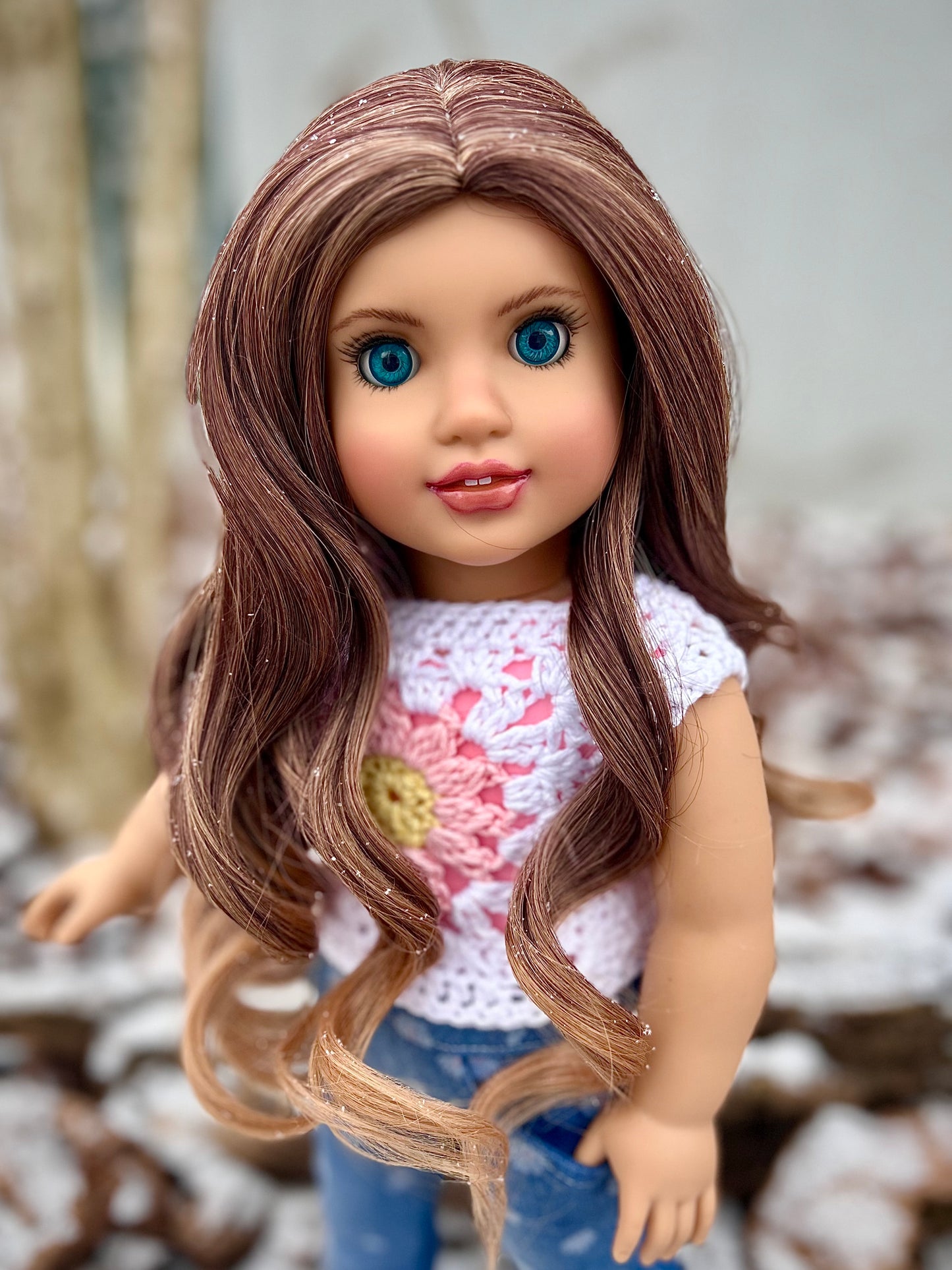 Hand Painted Custom American Girl Doll Eloise