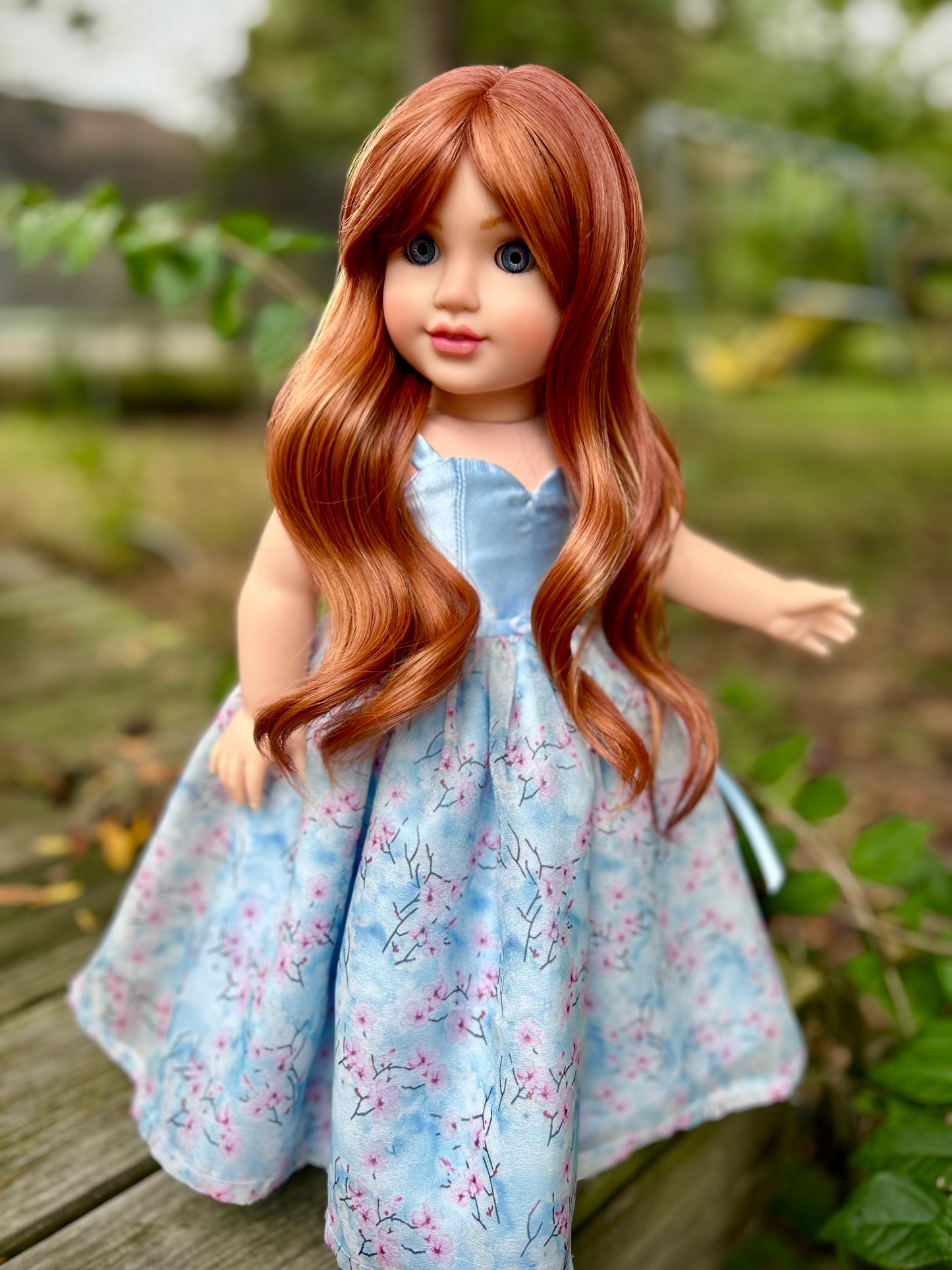 Tropical Sunrise 10-11 Layered Wig for 18” Dolls