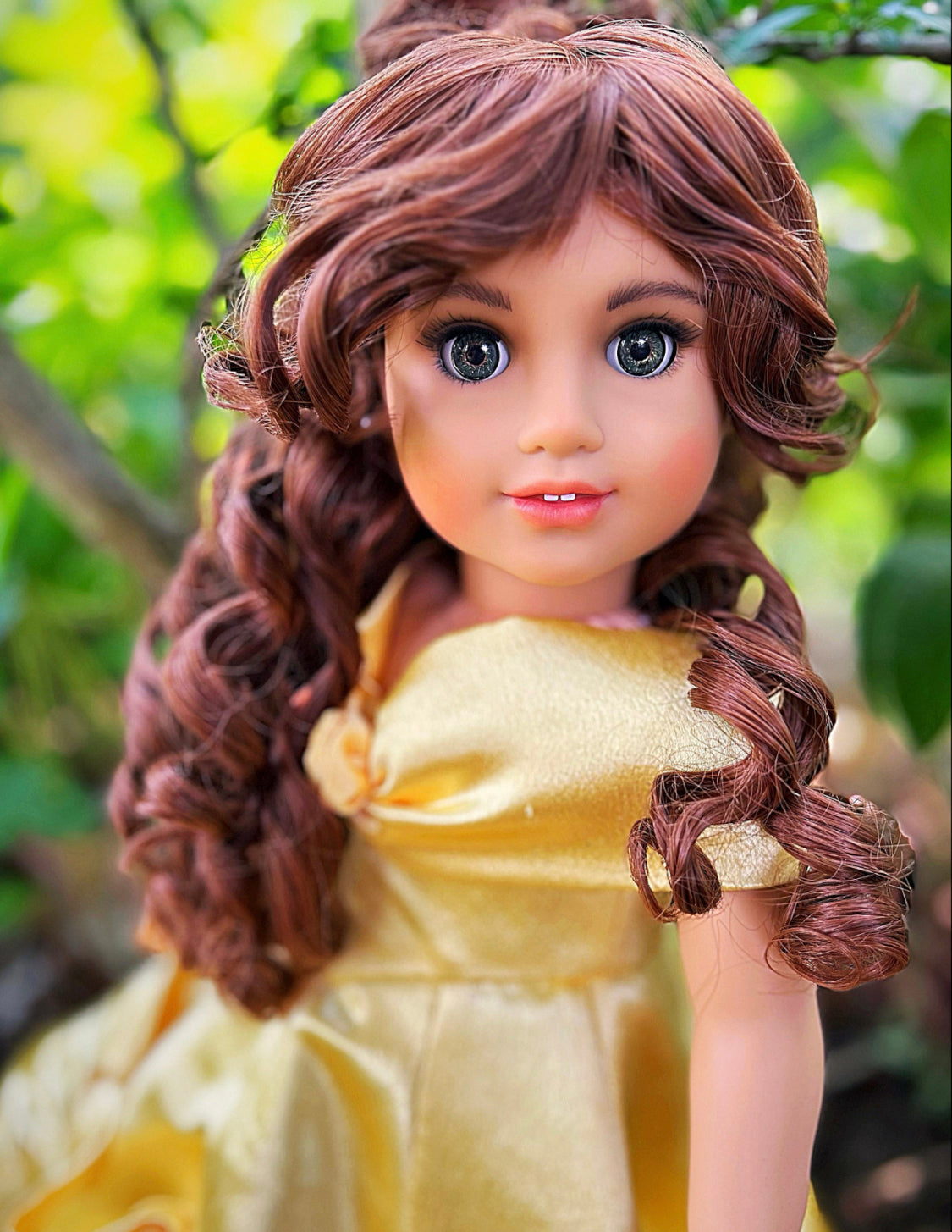 Brown Jasper Wig Size 10-11 for 18” Dolls