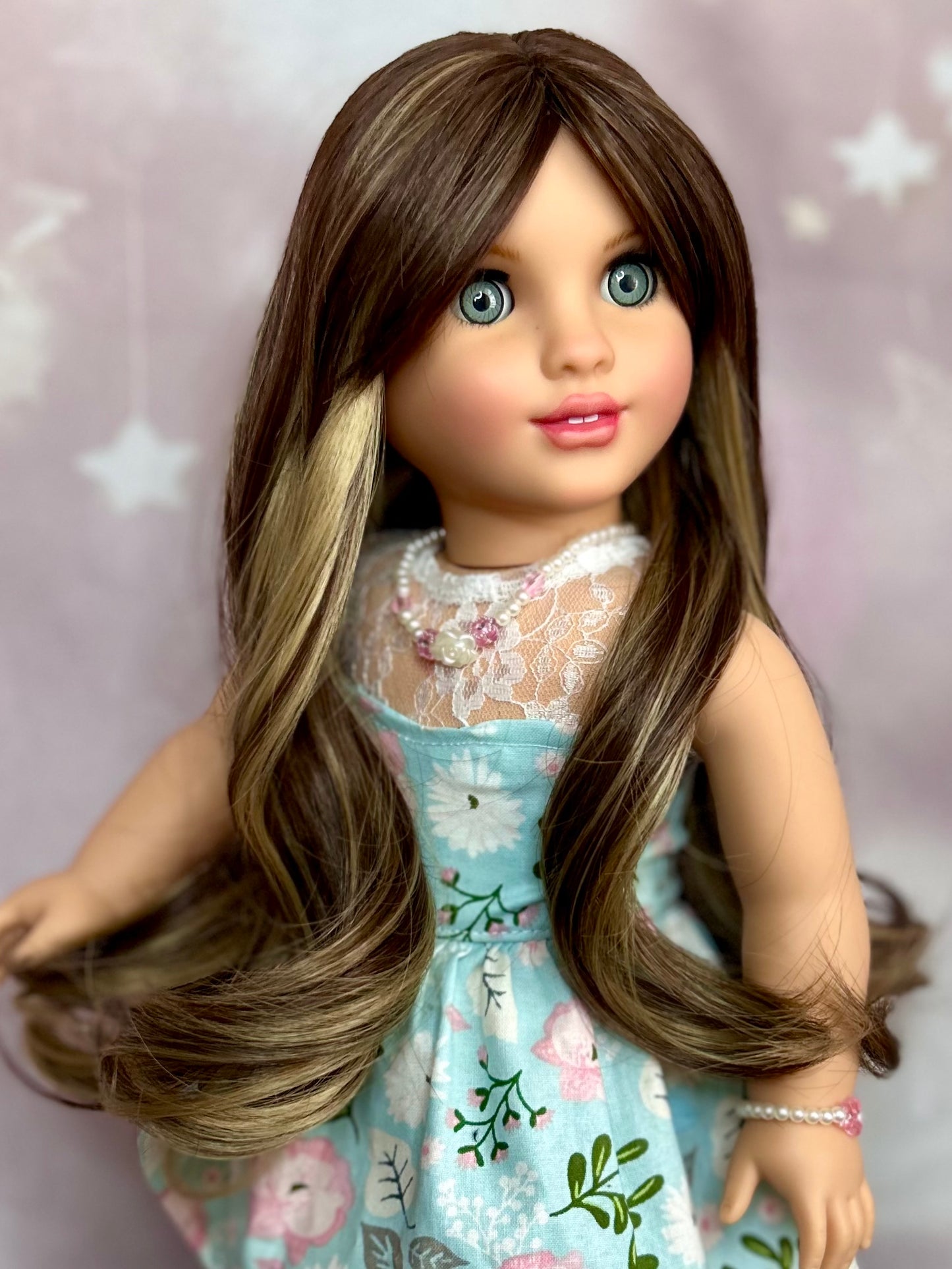 Teddy Bear 10-11 Fringe Wig for 18” Doll