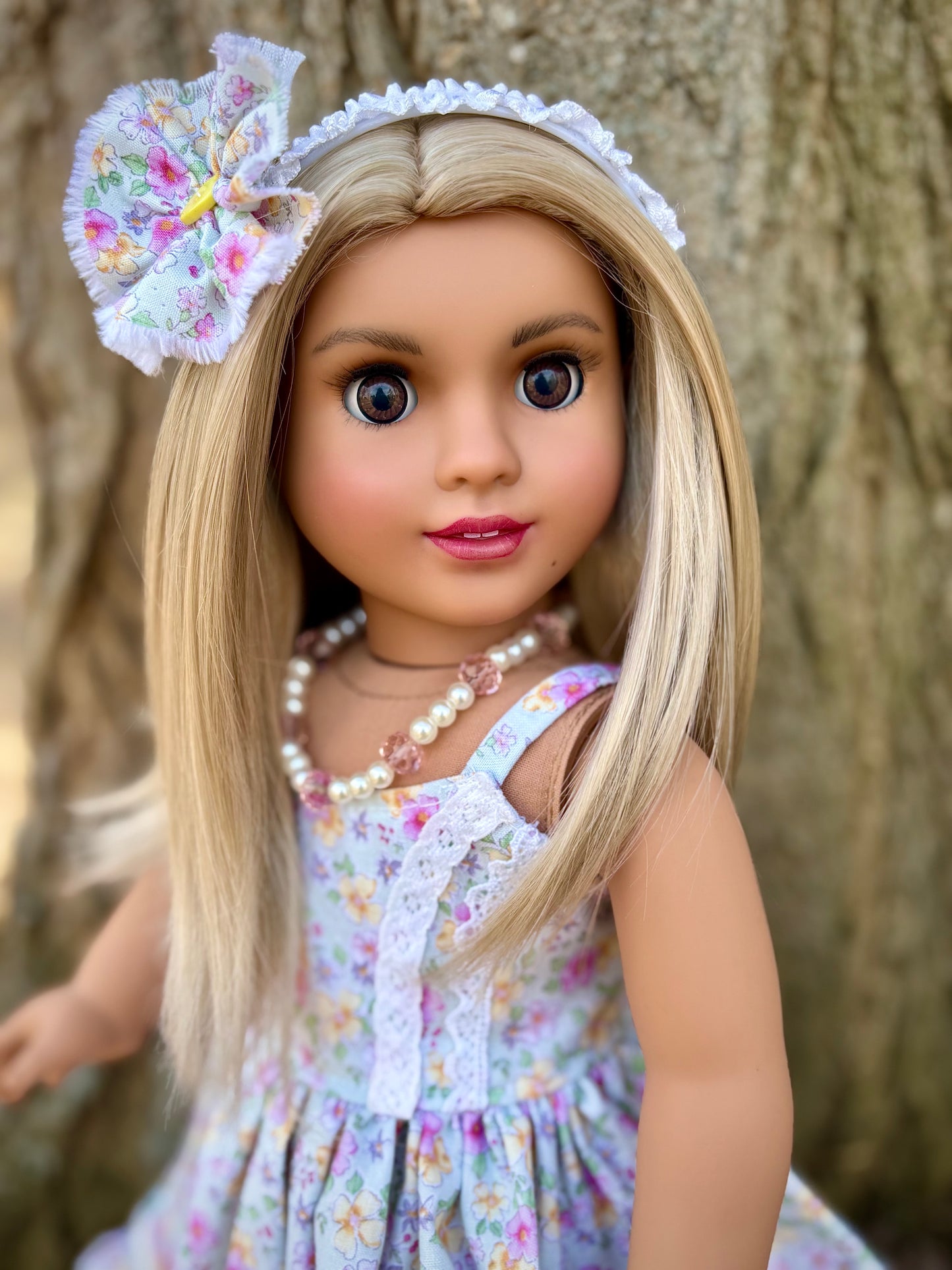 Hand Painted Custom American Girl Doll Romy