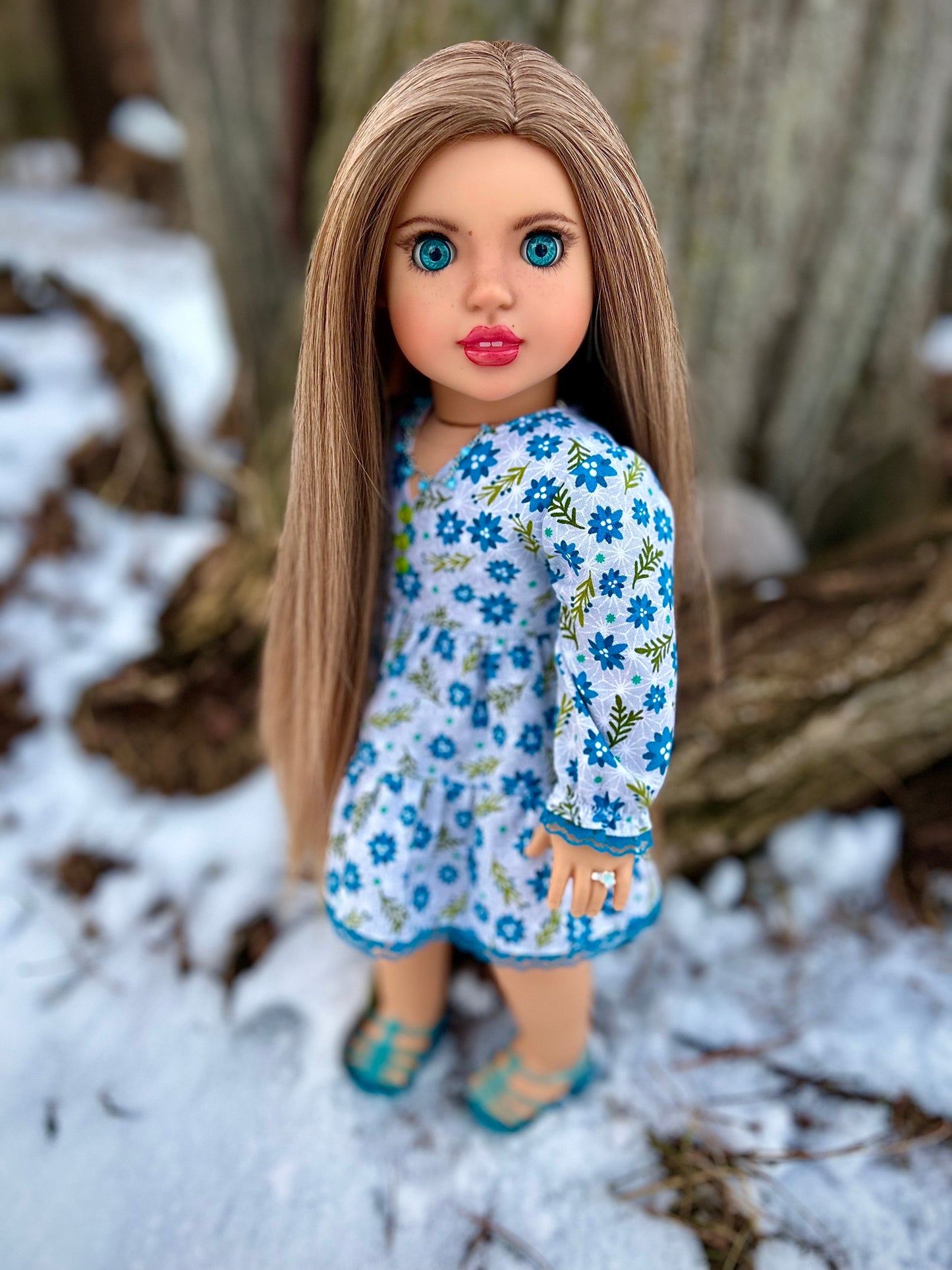 Hand Painted Custom American Girl Doll Eira