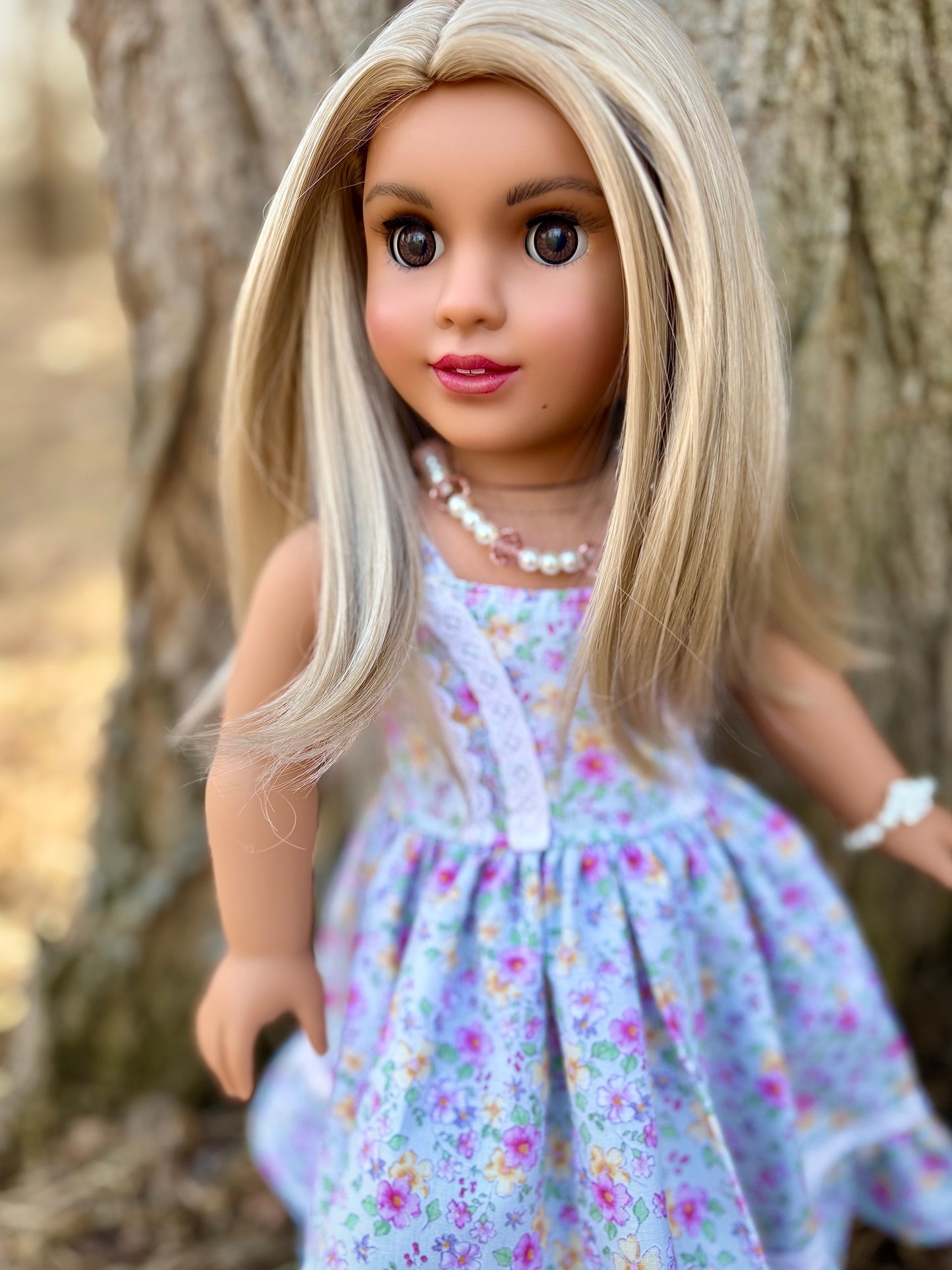 Hand Painted Custom American Girl Doll Romy