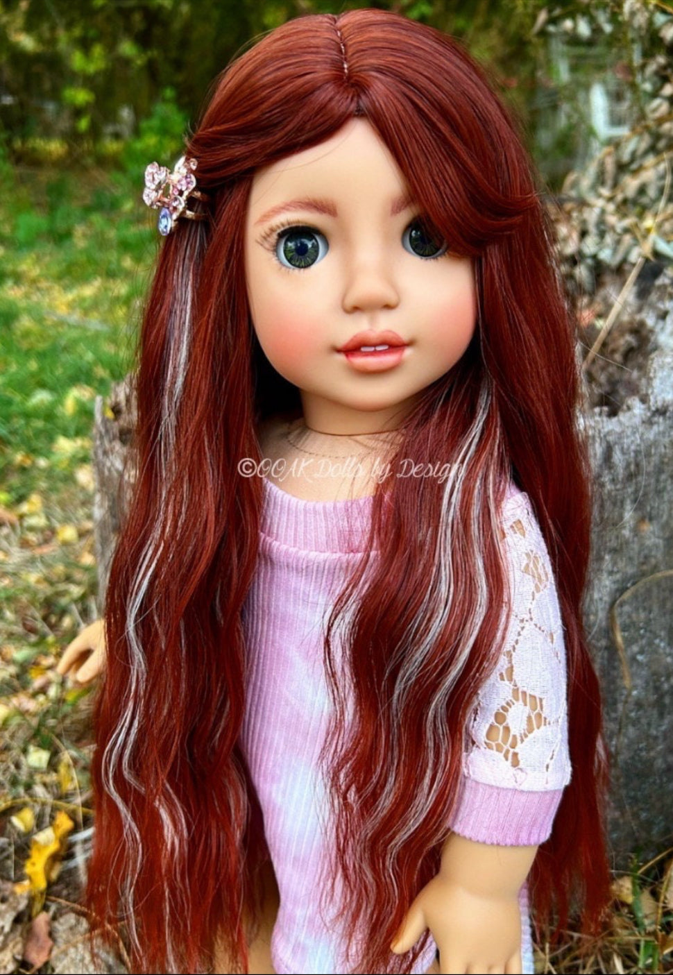 Mookaite Jasper 10-11 Wig for 18” Dolls