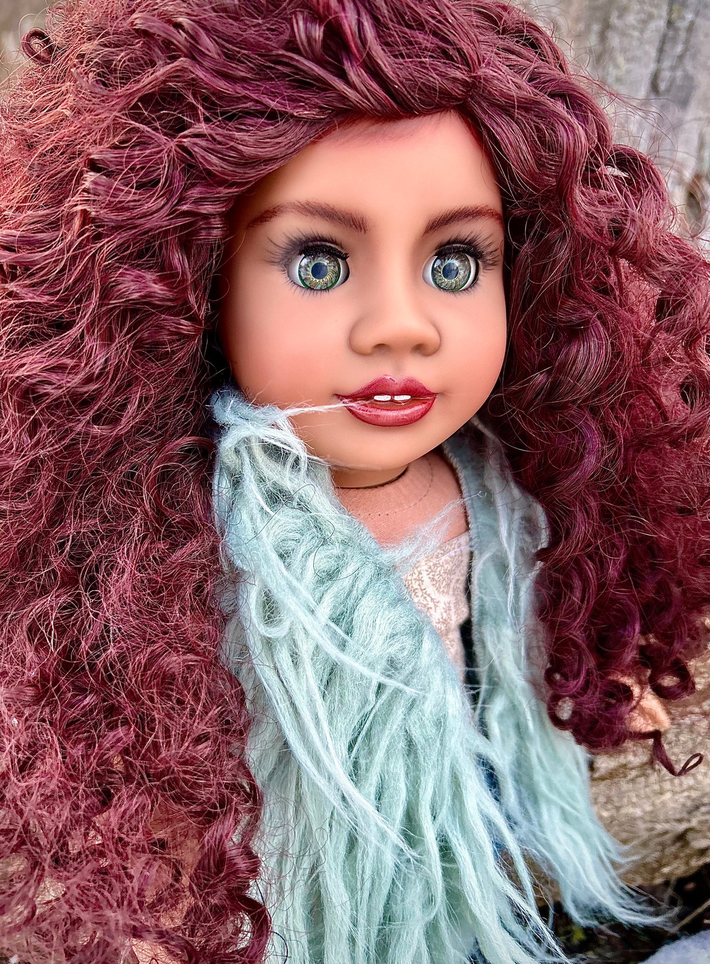 Hand Painted Custom American Girl Doll Kamaria