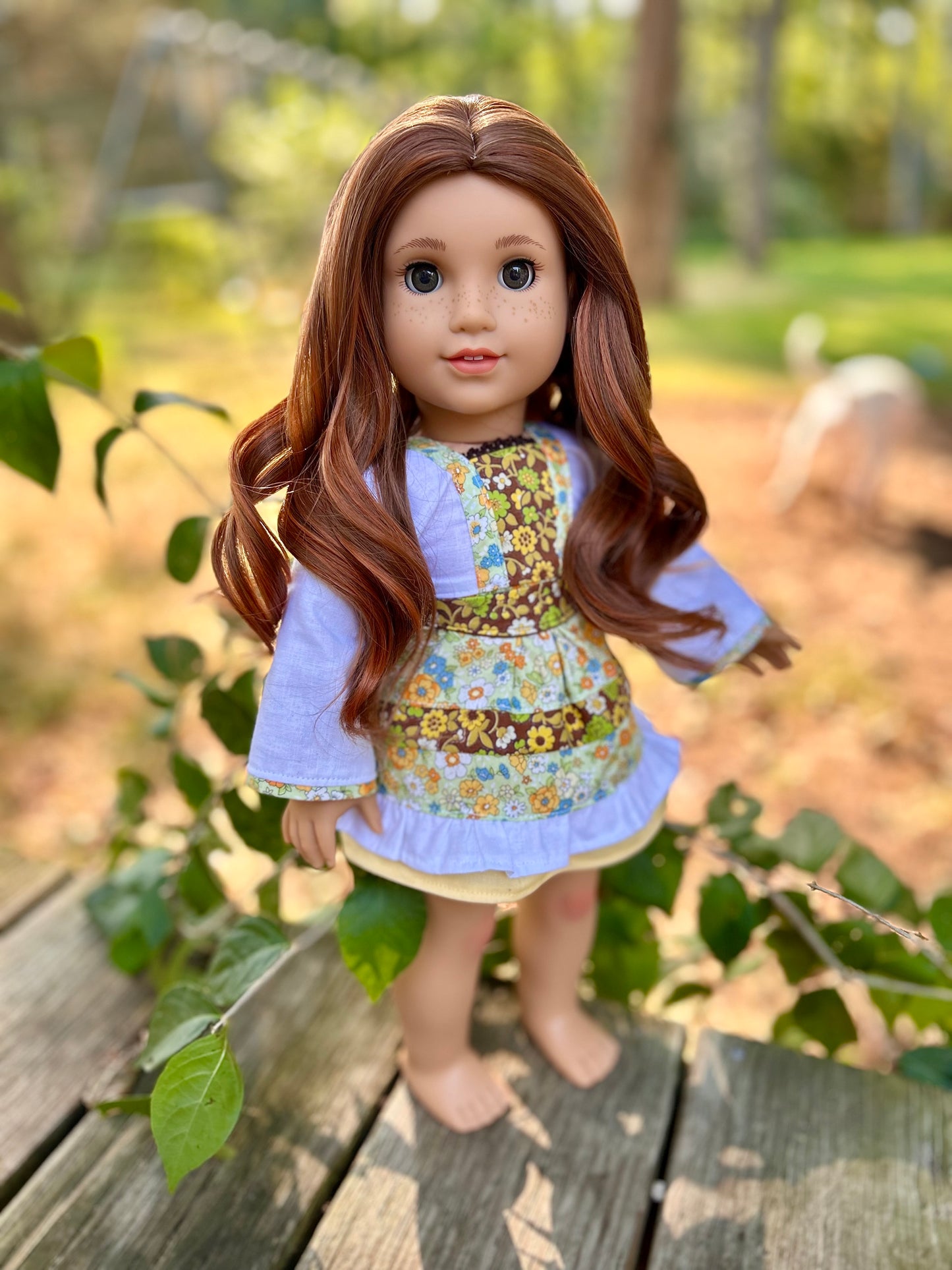 Peach Pumpkin 10-11 Wig for 18”