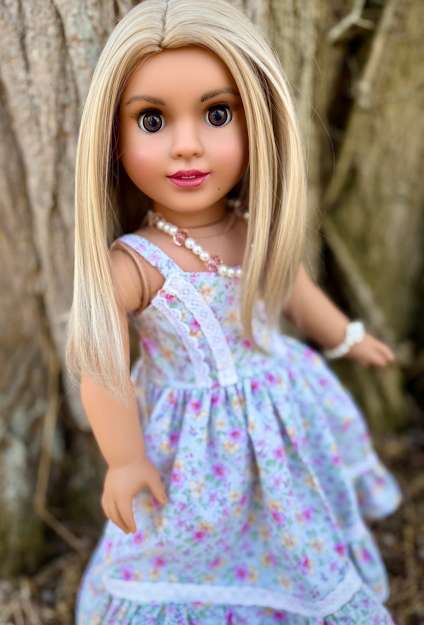 Hand Painted Custom American Girl Doll Romy