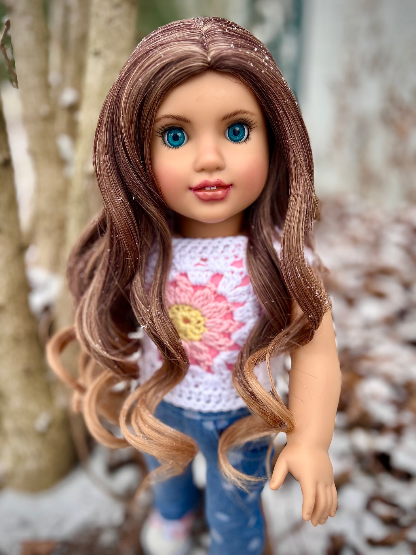 Hand Painted Custom American Girl Doll Eloise