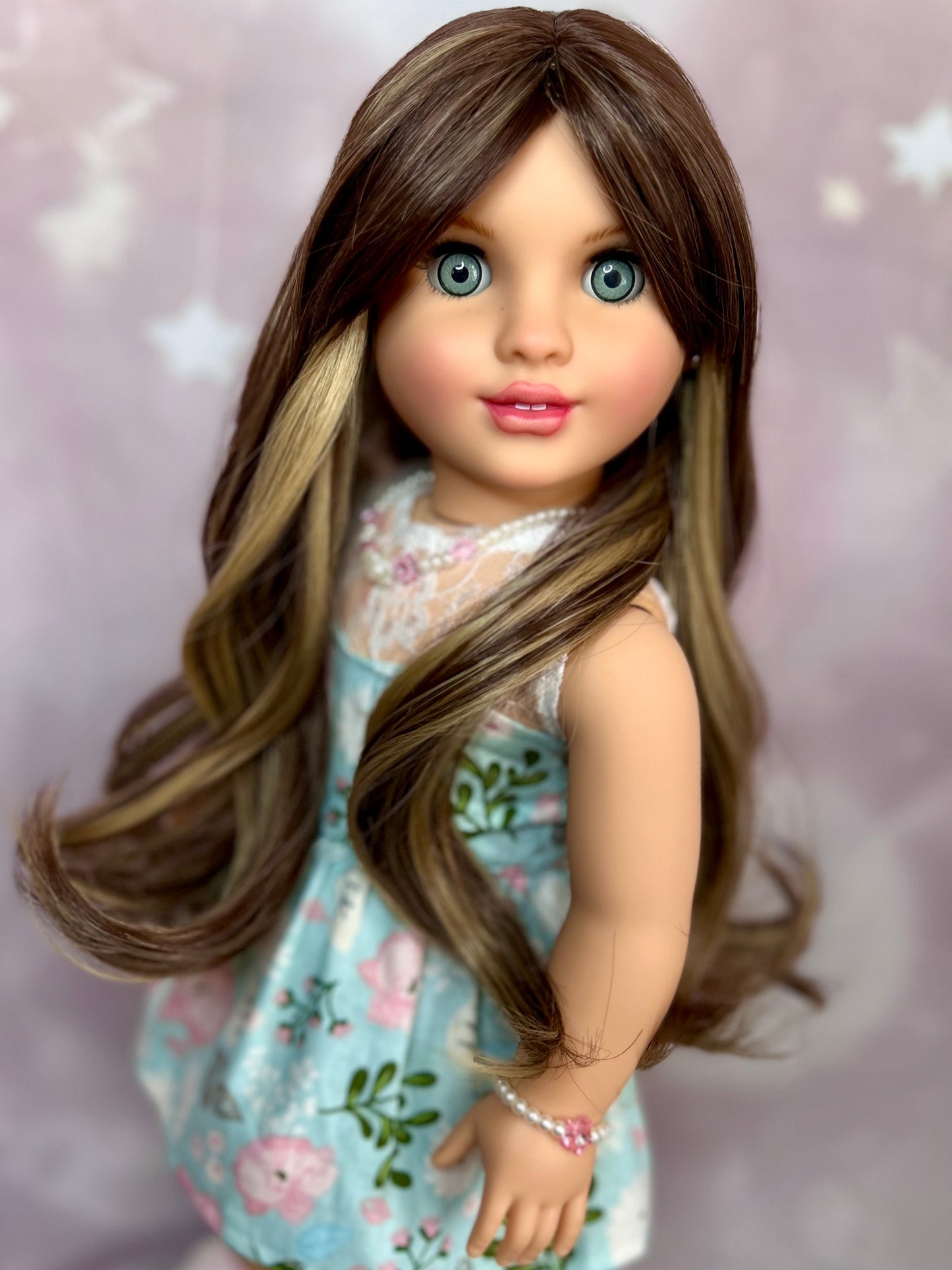 Teddy Bear 10-11 Fringe Wig for 18” Doll