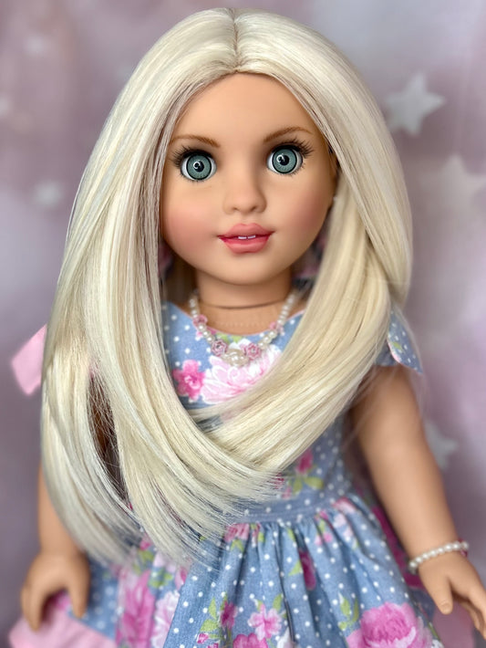 Blonde 10-11 Layered Wig for 18” Dolls