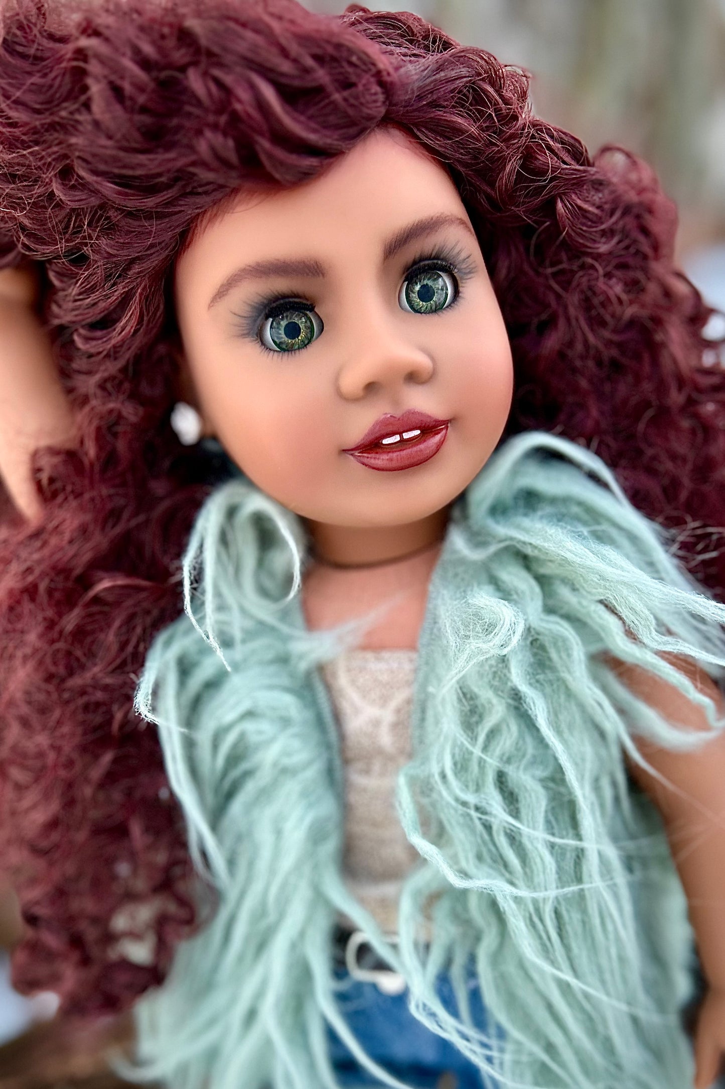 Hand Painted Custom American Girl Doll Kamaria