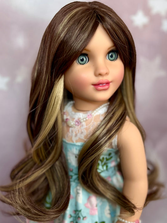 Teddy Bear 10-11 Fringe Wig for 18” Doll