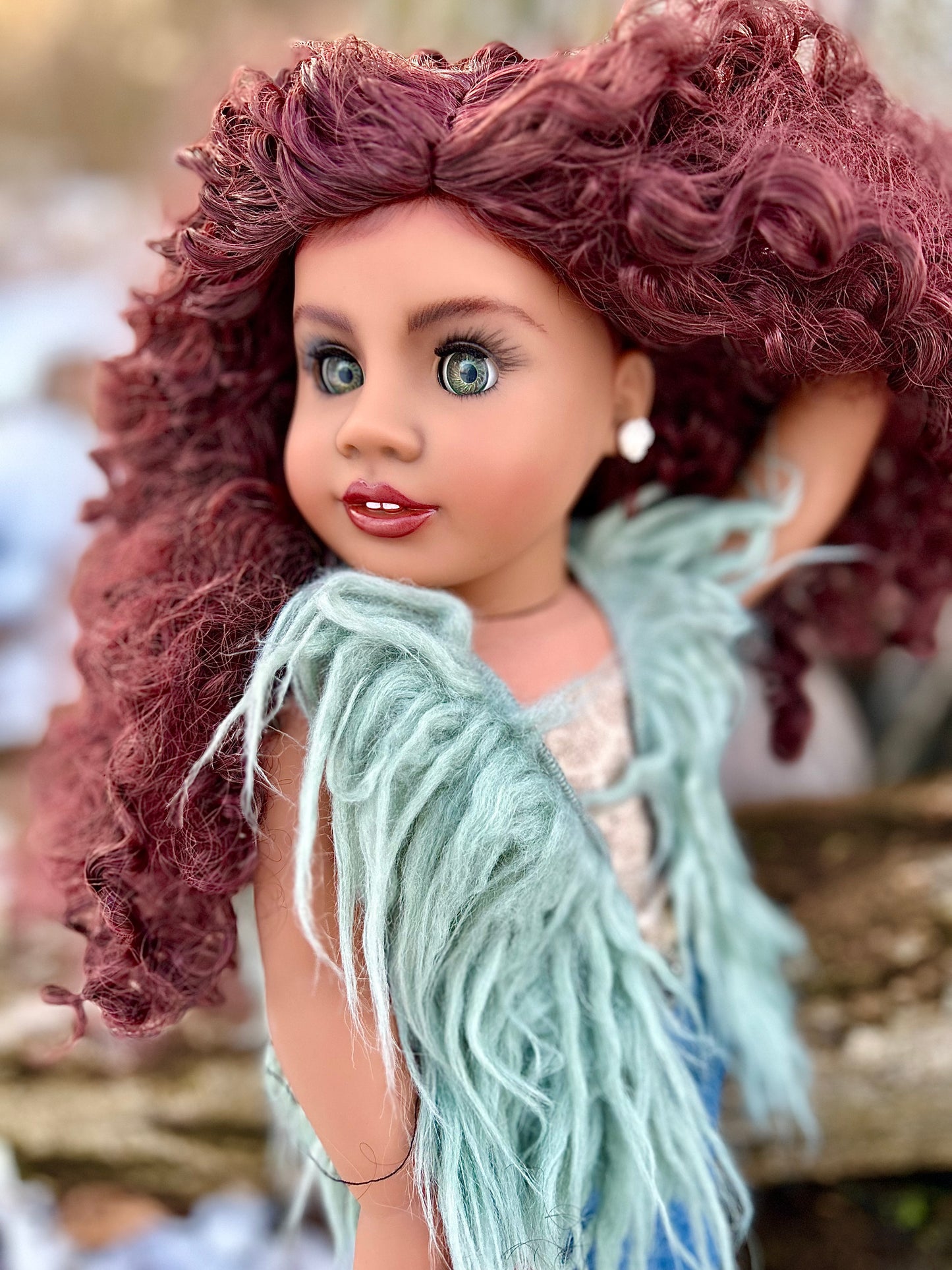 Hand Painted Custom American Girl Doll Kamaria