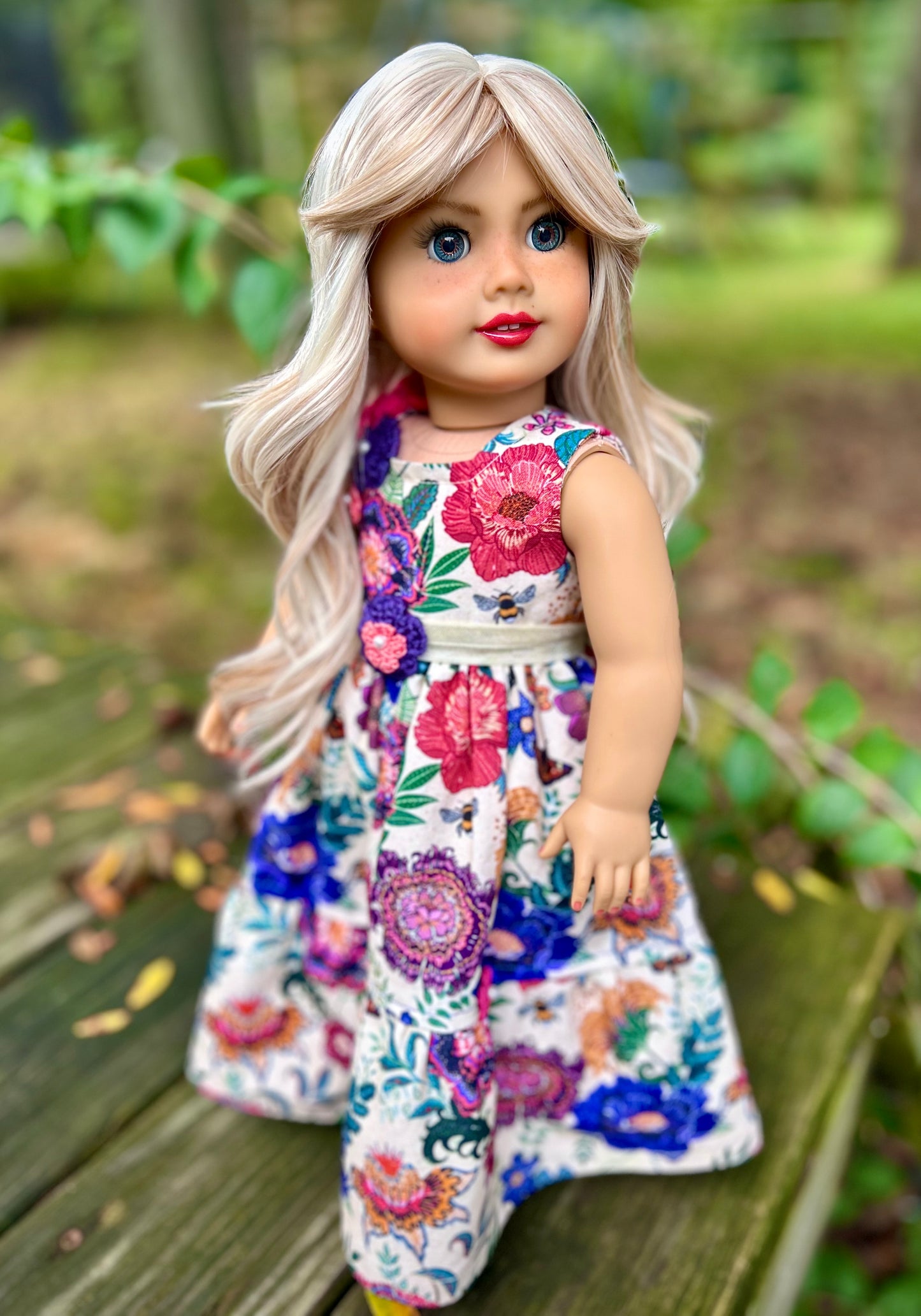 Hand Painted Custom American Girl Doll Veronica