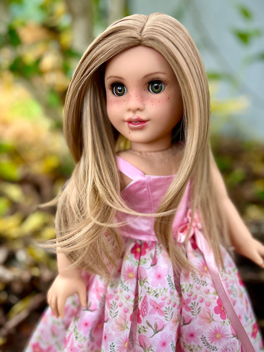 Pre-Order for Sandstone 10-11 Layered Wig for 18” Dolls