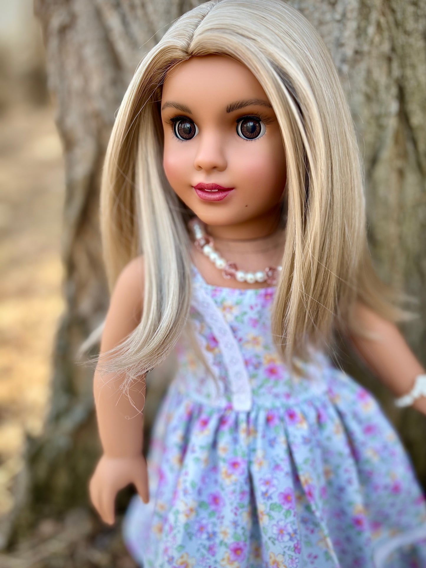 Hand Painted Custom American Girl Doll Romy