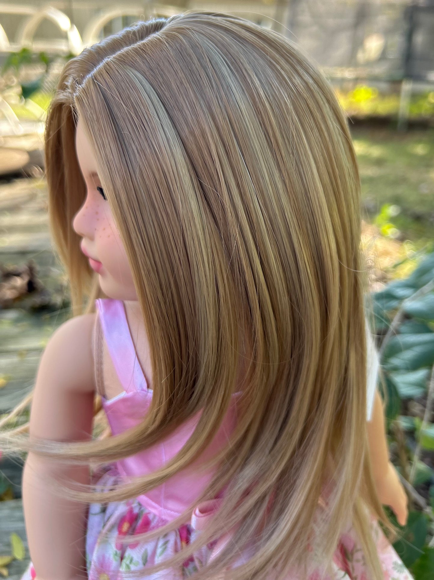 Pre-Order for Sandstone 10-11 Layered Wig for 18” Dolls