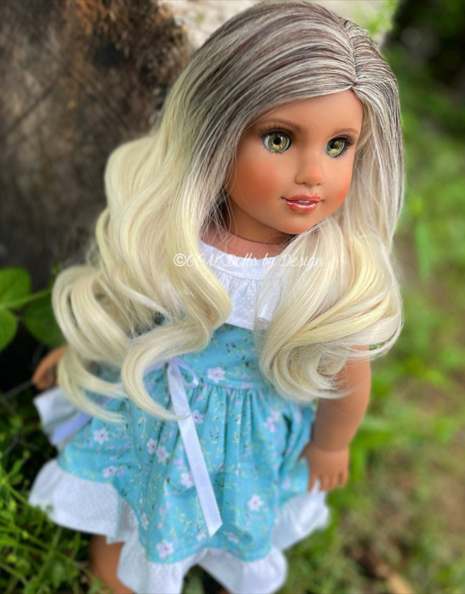 Dream Cream 10-11 Wig for 18” Dolls