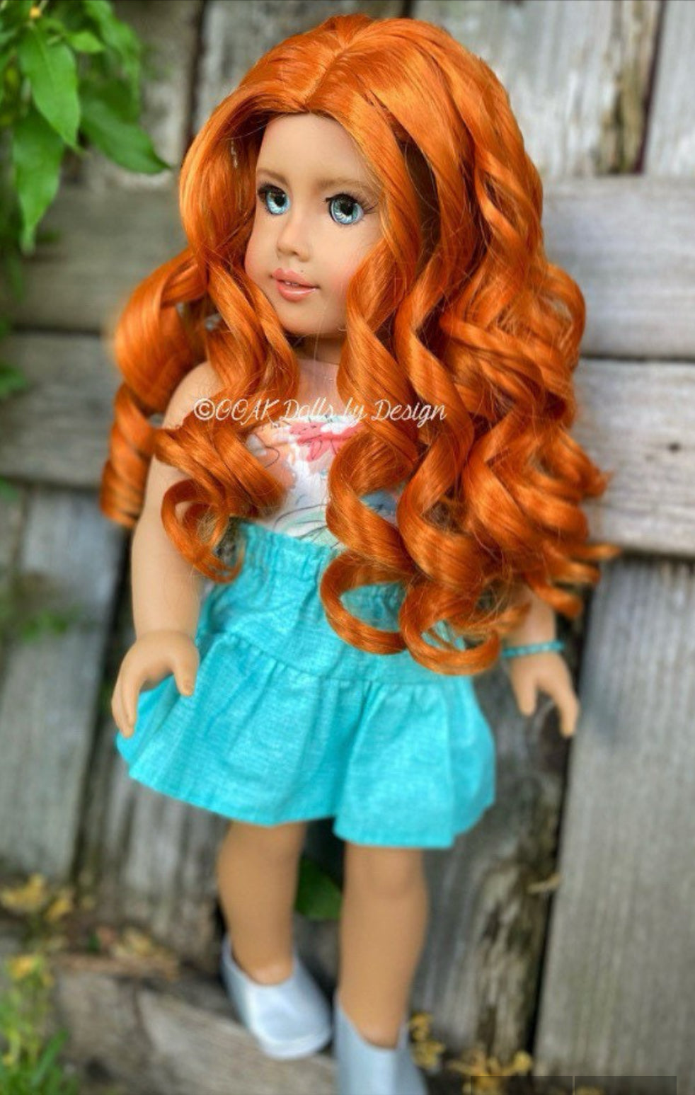 Orange Crush 10-11 Wig for 18” Dolls